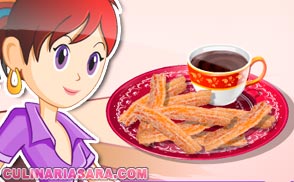 Churros com chocolate