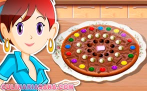 Pizza de chocolate